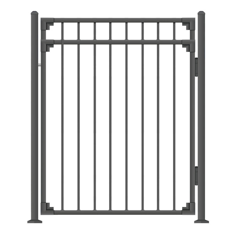 XCEL 5 ft. H x 4 ft. W Flat Closed Pickets Metal Fencing & Reviews